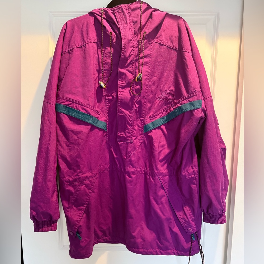 Helly Hansen Purple and Teal  Outershell Jacket